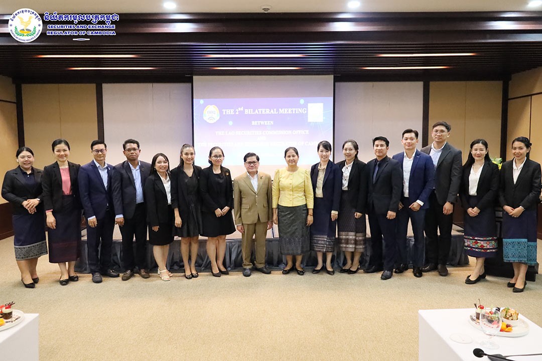 Securities And Exchange Regulator Of Cambodia And Lao Securities Commission Office Hold 2nd Bilateral Meeting And Experience Sharing Seminar