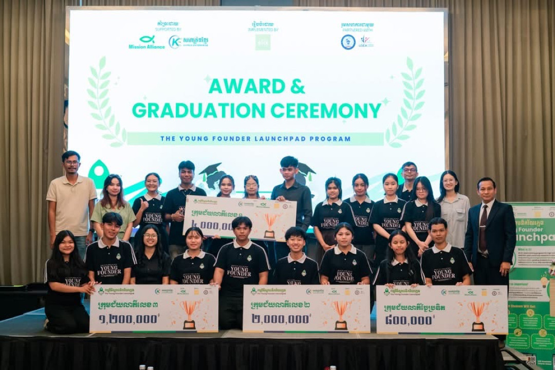 Young Founder Launchpad Program Concludes with Student-Business Ideas Showcase at Final Pitching & Graduation Ceremony