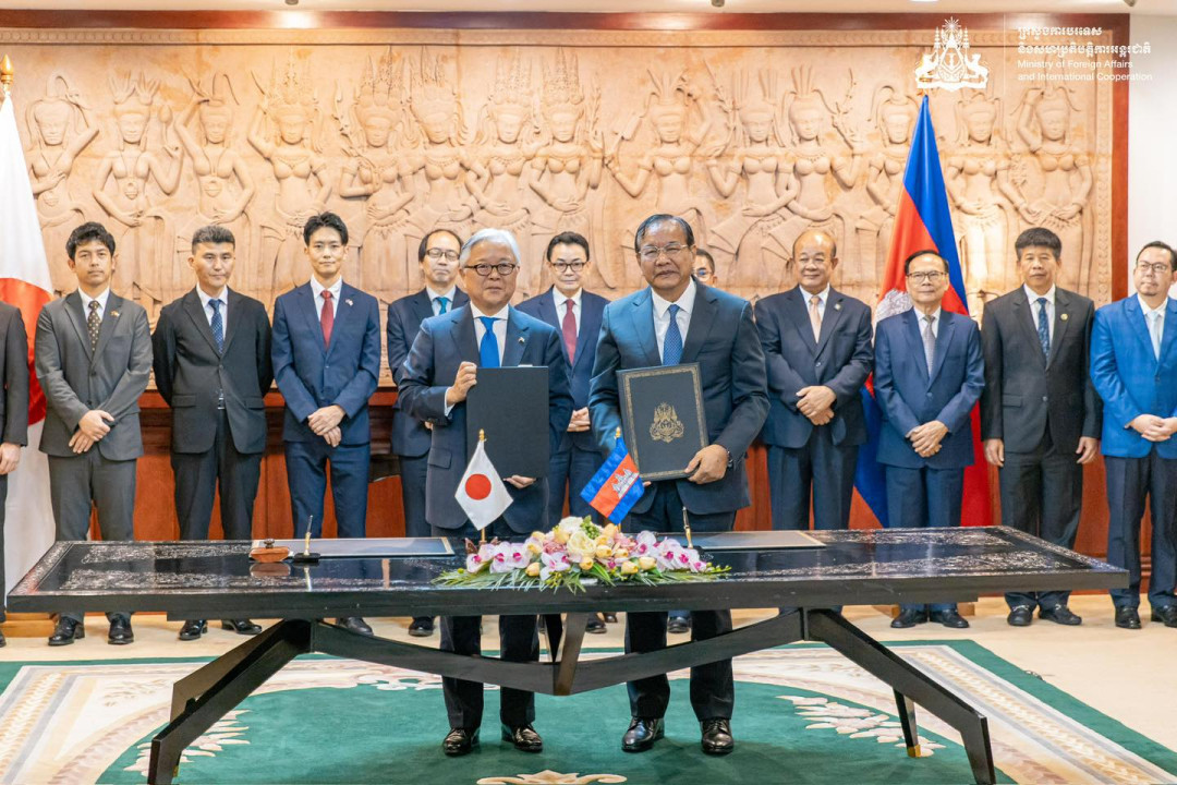 Cambodia, Japan Sign Exchange of Notes on Japanese Loan for Two Projects Worth $296.2 Million