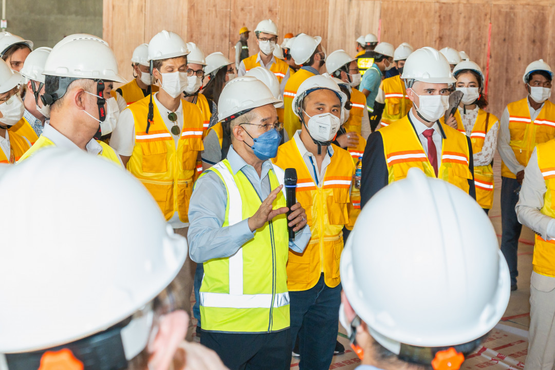 Top Leaders from American and European Chambers of Commerce Visit Techo International Airport