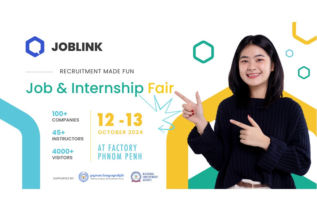 Joblink Fair To Be Held October 12-13 At Factory Phnom Penh