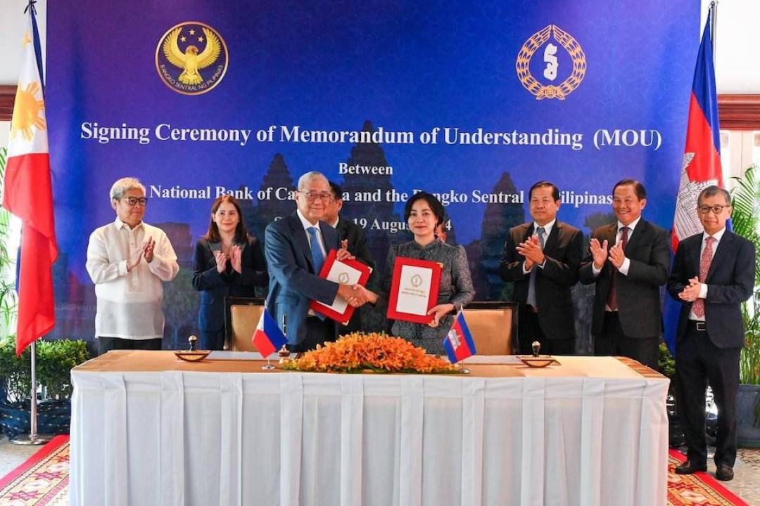 National Bank of Cambodia And Bangko Sentral ng Pilipinas Sign MoU To Increase Financial Cooperation 