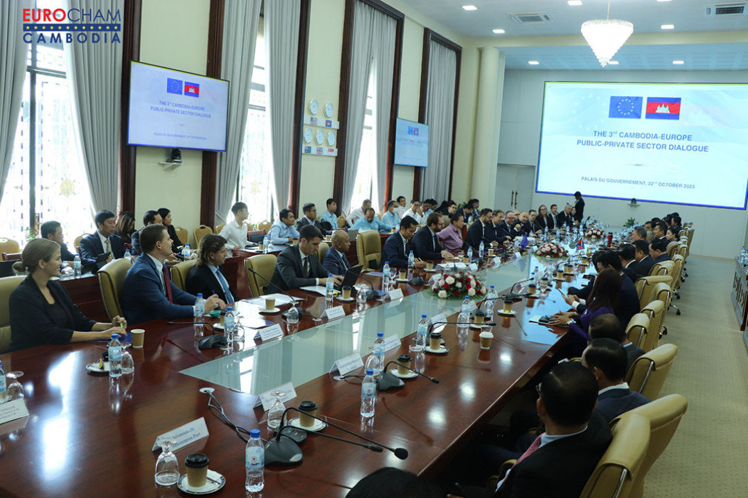 3rd Cambodia–Europe Public–Private Sector Dialogue Strengthens Partnership and Reform Agenda