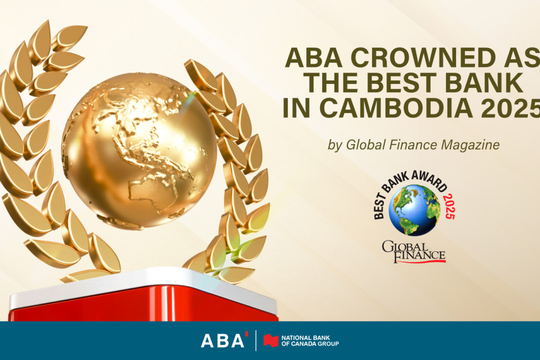ABA Triumphs as Global Finance's Best Bank in Cambodia 2025