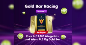 Win A 24k Gold Bar Through Wing Bank’s ‘Gold Bar Racing’ Season 3 Competition