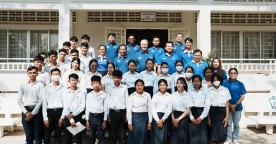 Sathapana Bank Donates Computers to Support Digital Education at Angkor High School