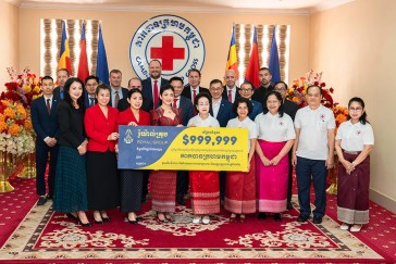 Lok Chumteav Mao Chamnan Donates Nearly $1 Mil To Cambodian Red Cross